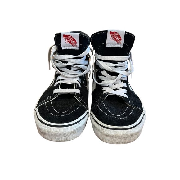 VANS SK8-HI Top SHOE Black Suede Size 8.5 Women / 7 Men - Picture 3 of 7